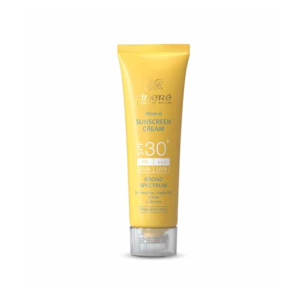 کرم ضد آفتاب سینره +SPF30 بدون رنگ