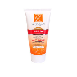 کرم ضد آفتاب رنگ بژ SPF50 مای