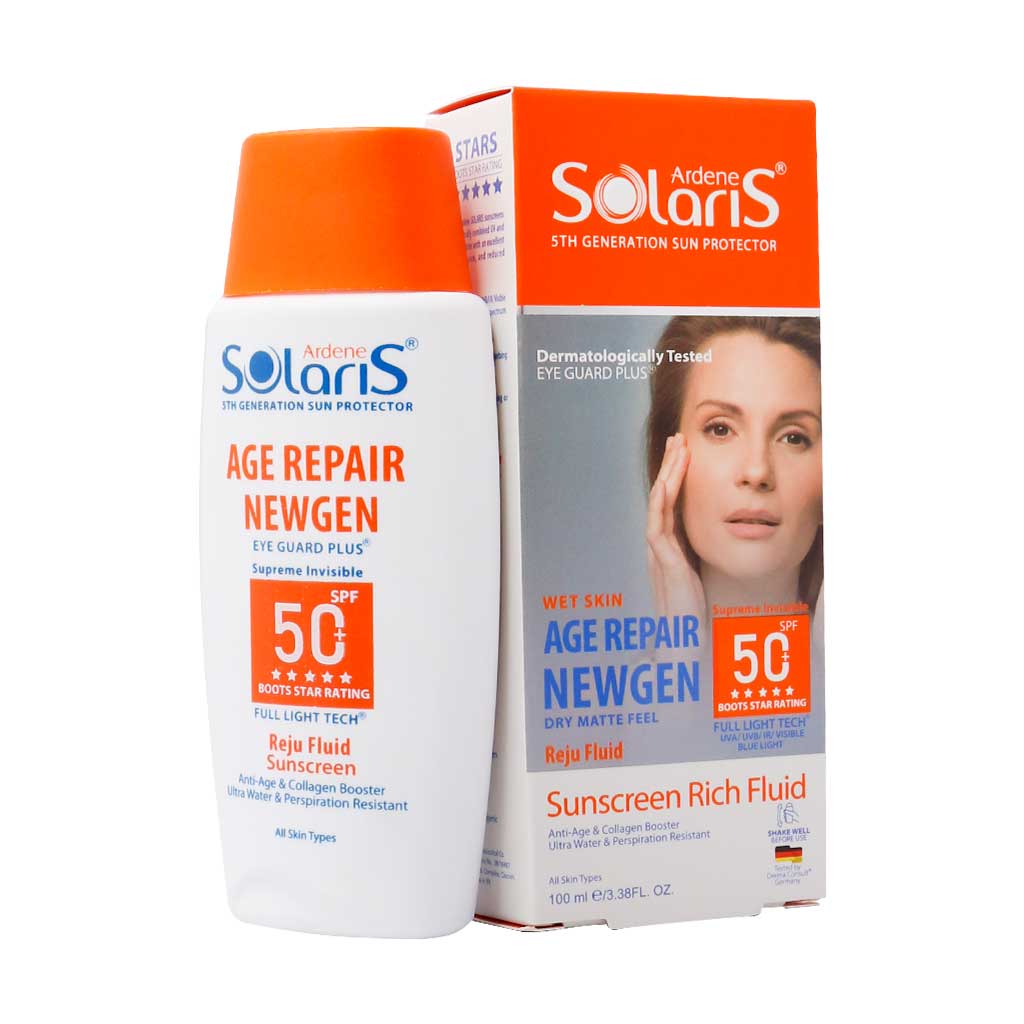 فلوئید ضد آفتاب و ضد چروک SPF۵۰ سولاریس آردن