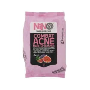 دستمال مرطوب پاک کننده آرایش مدل Combat Acne نینو
